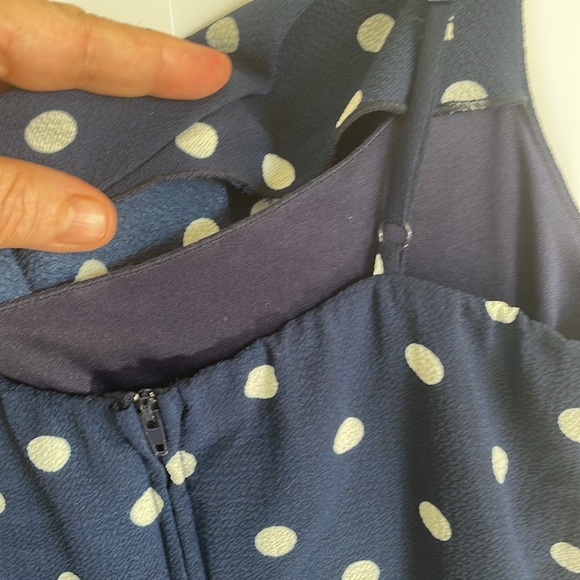 Blue and White Polka Dot Flair Mini - Picture 4 of 8